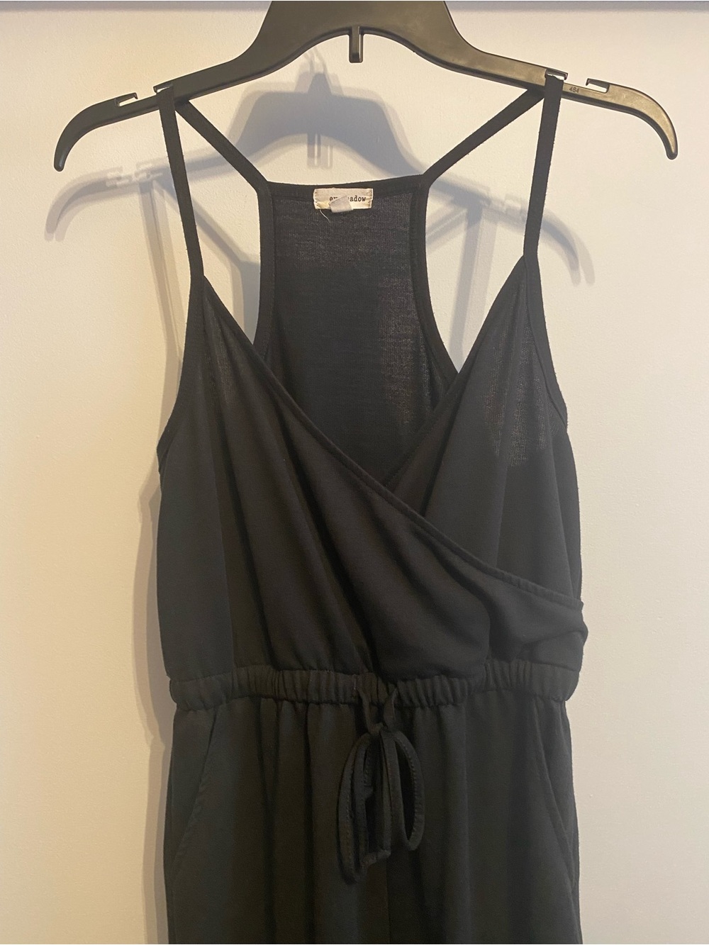 Black Sleeveless One-Piece Romper